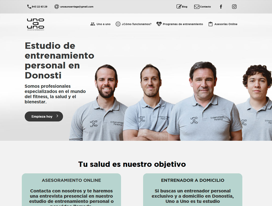 Diseño y desarrollo web - Donostia - San Sebastián
