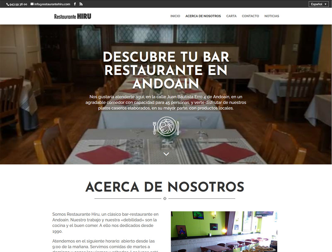 Restaurante Hiru - Hiru Jatetxea