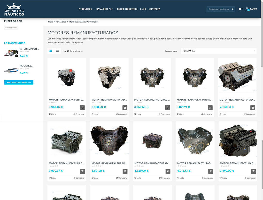 Suministros náuticos